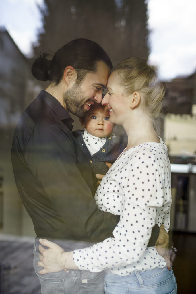 Familie mit Baby in München